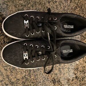 Michael Kors Black Slip-On Shoes